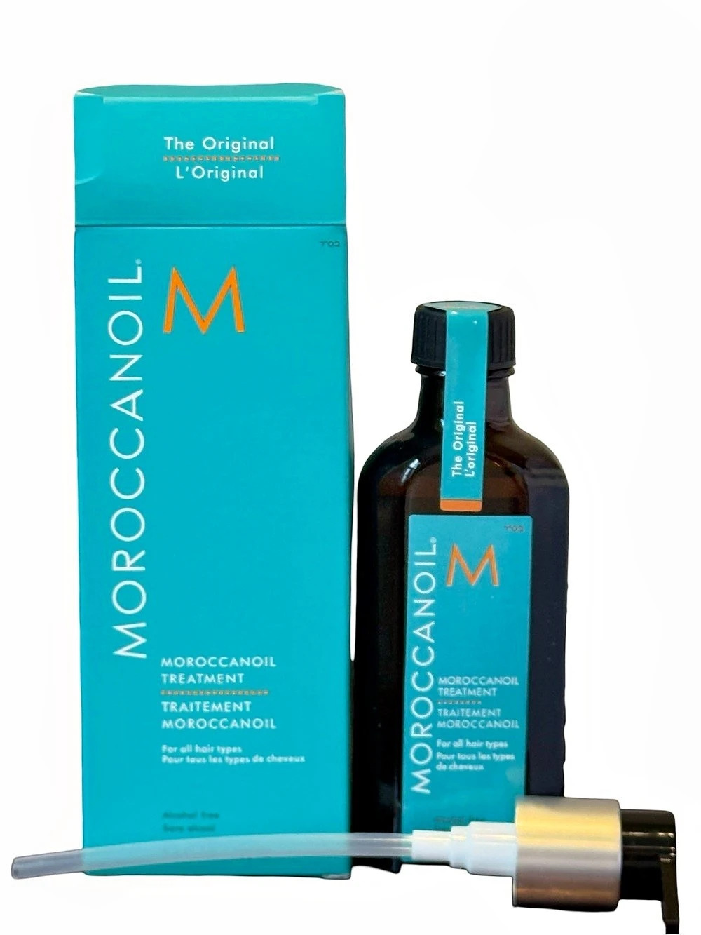 Moroccanoil The Original Hair Treatment (100 ml / 3.4 oz) New in Box with Pump🩵